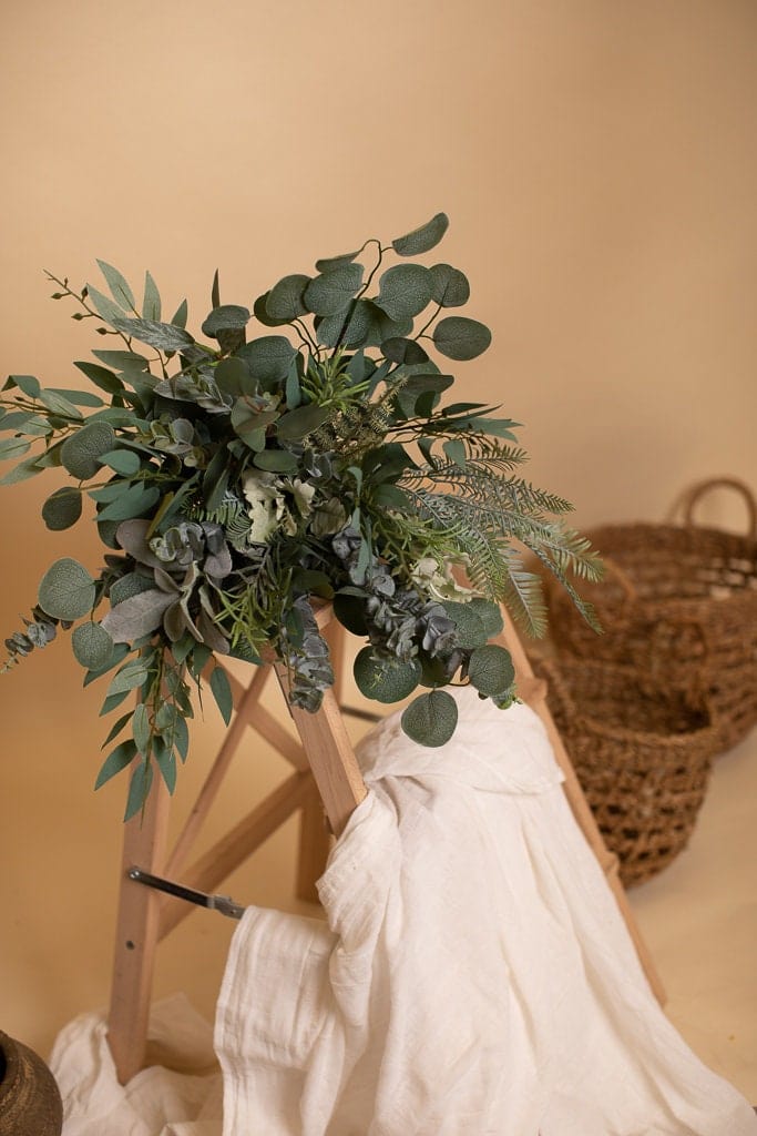 hiddenbotanicsweddings Bouquets Artificial Flowers Bridal Bouquet - Olive Green
