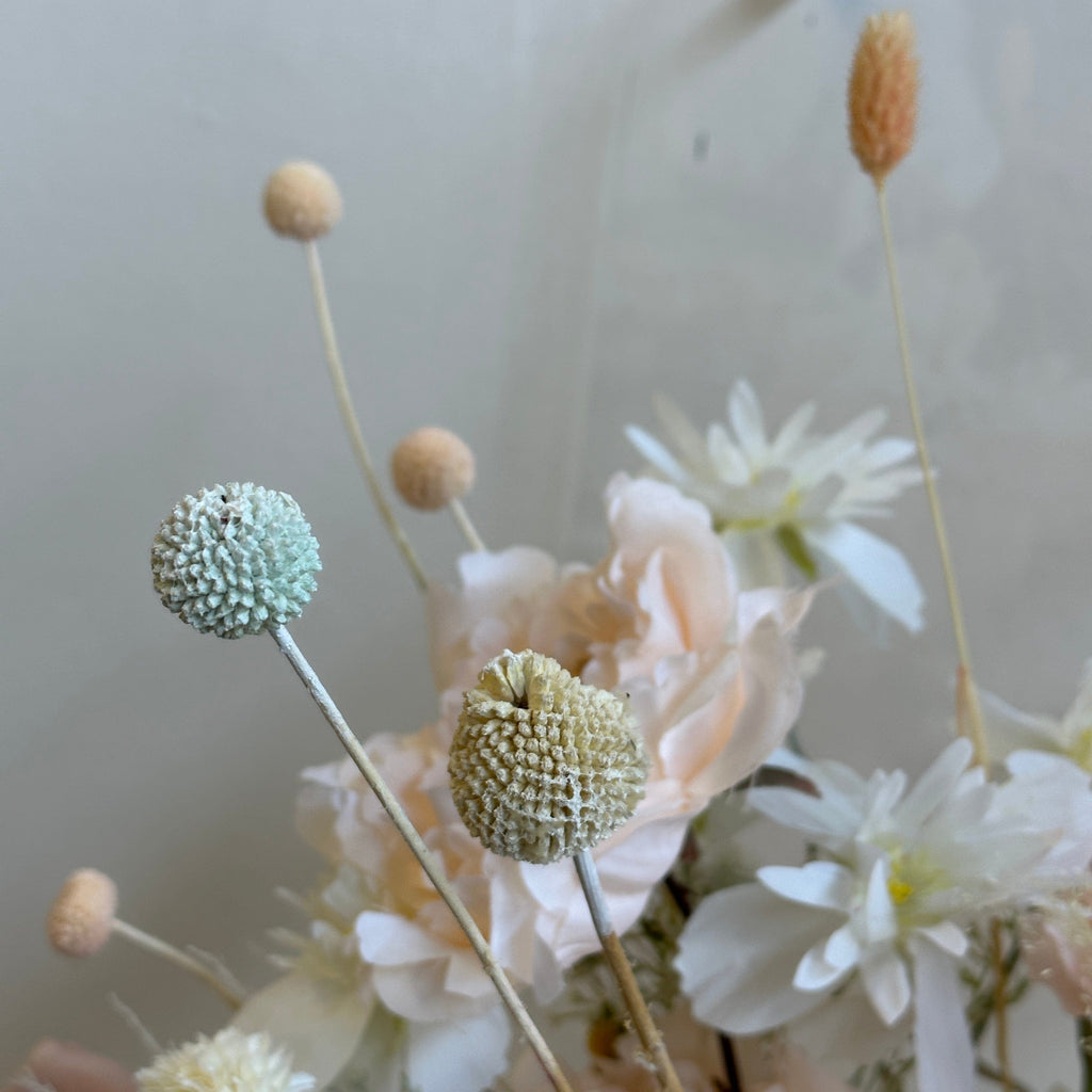 hiddenbotanicsweddings Bouquets Colourful Dried & Artificial Flowers Bridal Bouquet - Summer White & Pink