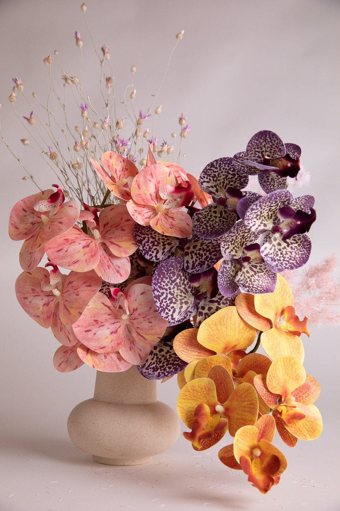 hiddenbotanicsweddings Bouquets Colourful Dried & Artificial Flowers Bridal Bouquet - Blush Pink & Purple