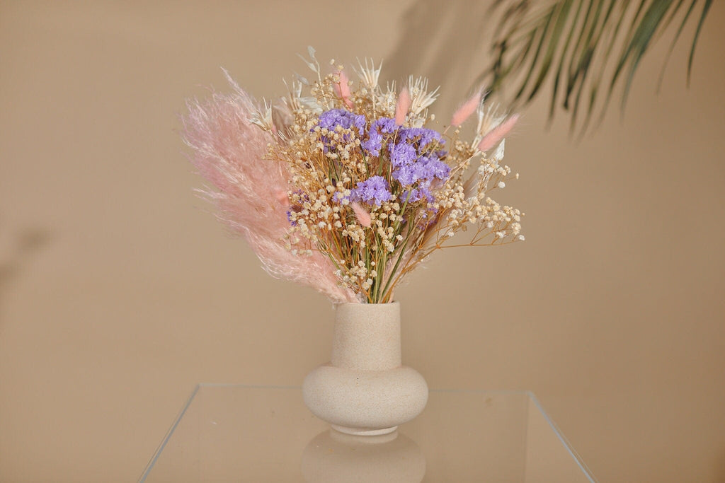 hiddenbotanicsweddings Bouquets Colourful Dried Flowers Bridal Bouquet - Pastel Pink & Purple No. 2