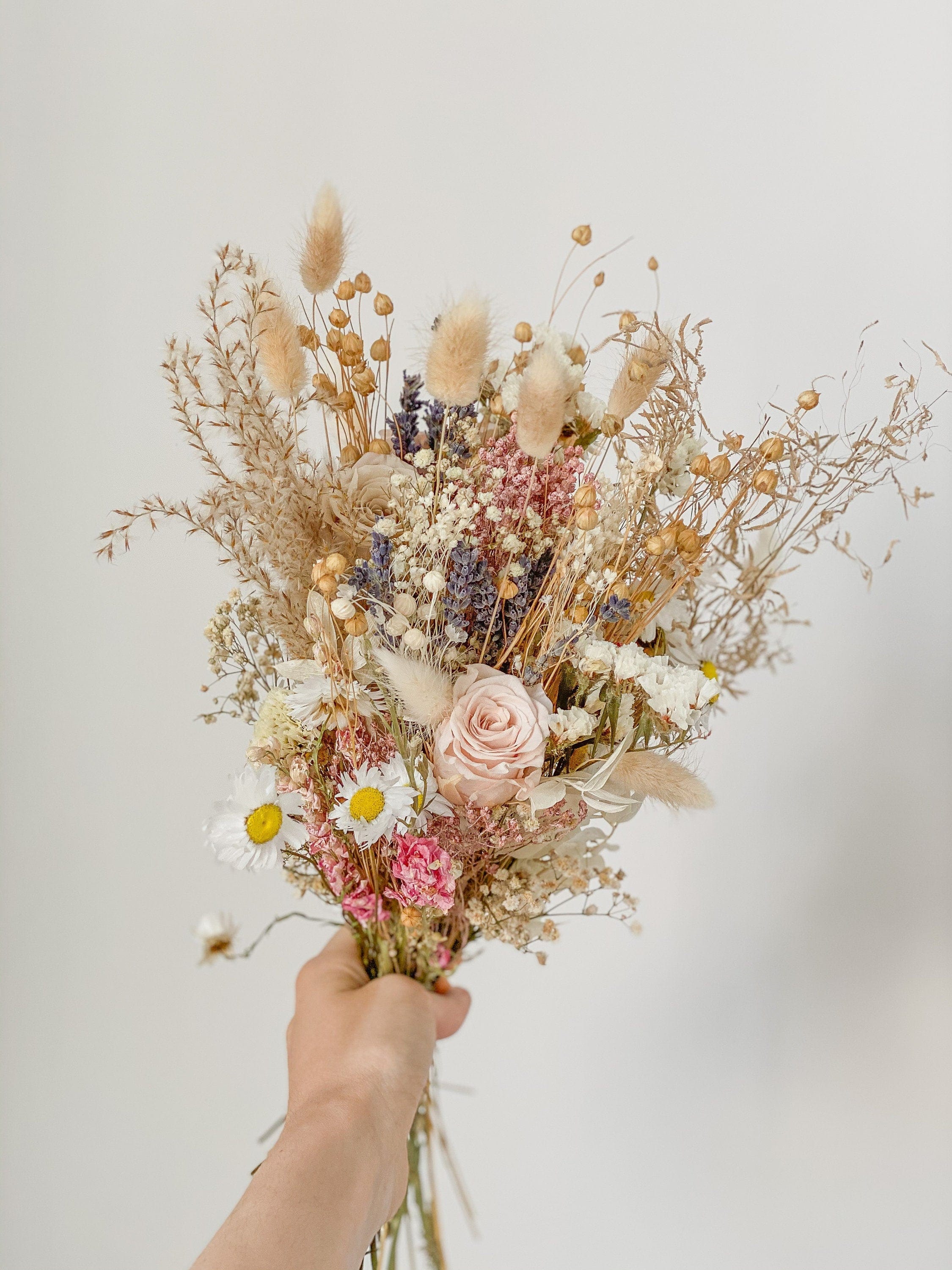 Dried Bouquets Natural Dried Flowers DIY Living Room Decoration Flowers 1  Bunch