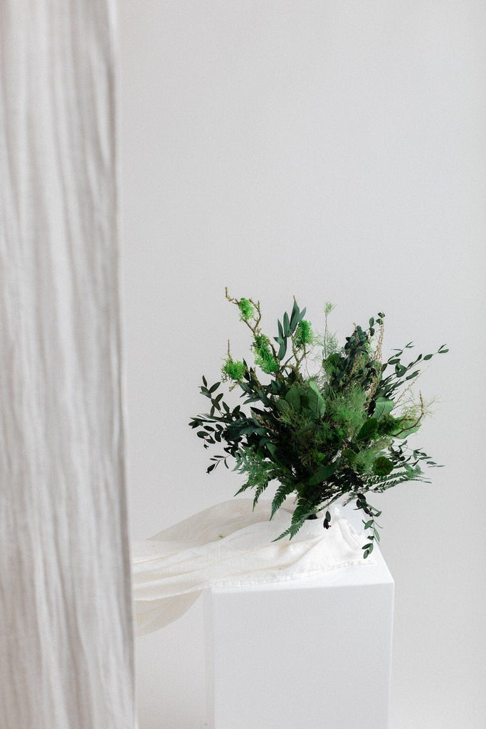 hiddenbotanicsweddings Bouquets Dried & Artificial Flowers Bridal Bouquet - Dark Green