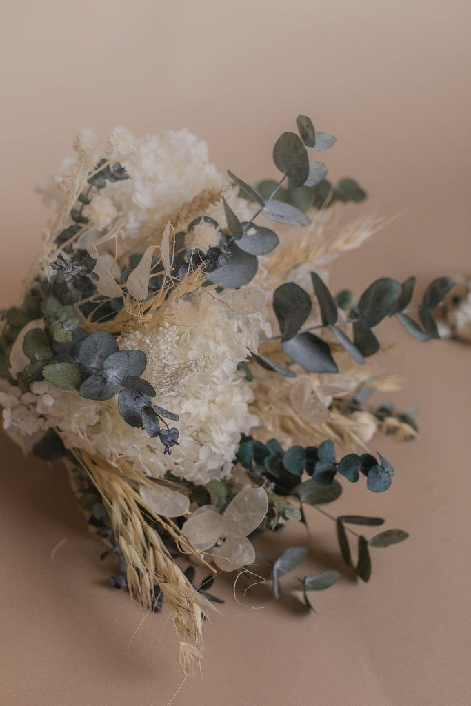 hiddenbotanicsweddings Bouquets Dried & Artificial Flowers Bridal Bouquet - Eucalyptus Green & White