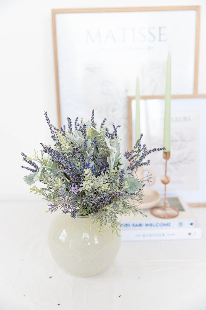 hiddenbotanicsweddings Bouquets Dried & Artificial Flowers Bridal Bouquet - Lavender Purple & Green