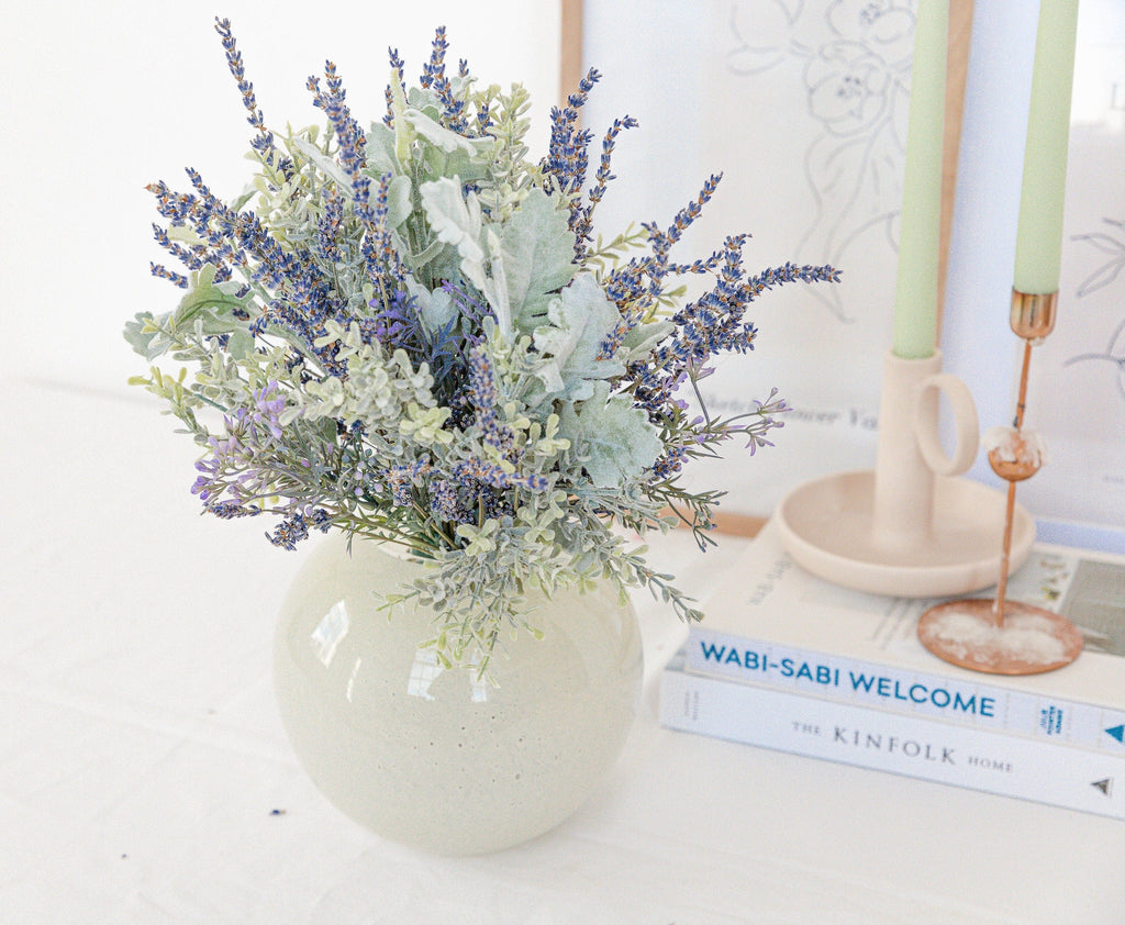 hiddenbotanicsweddings Bouquets Dried & Artificial Flowers Bridal Bouquet - Lavender Purple & Green