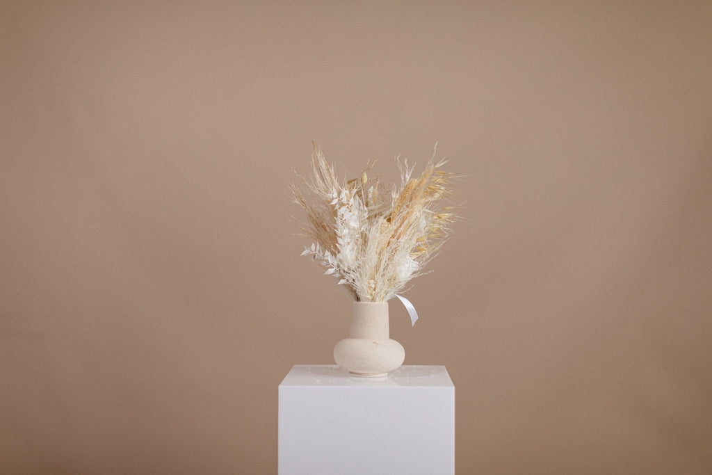 hiddenbotanicsweddings Bouquets Dried Flowers Bridal Bouquet - Off-White & Cream No. 3
