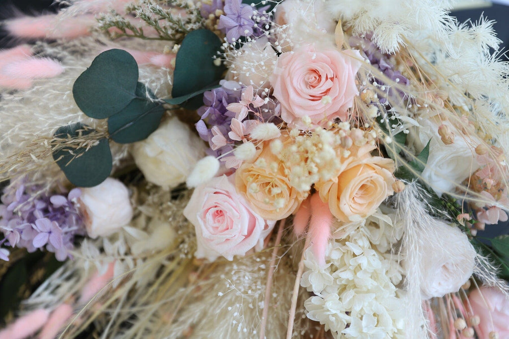 hiddenbotanicsweddings Bouquets Dried Flowers Bridal Bouquet - Pastel Pink & Lilac No. 2