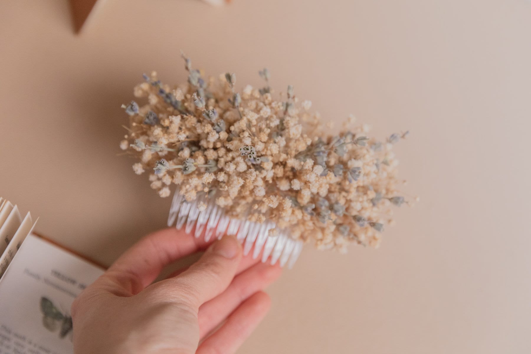 hiddenbotanicsweddings Bouquets Dried Flowers Bridal Bouquet - Lavender Purple & White No. 2